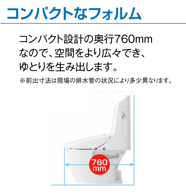 コンパクトなフォルム